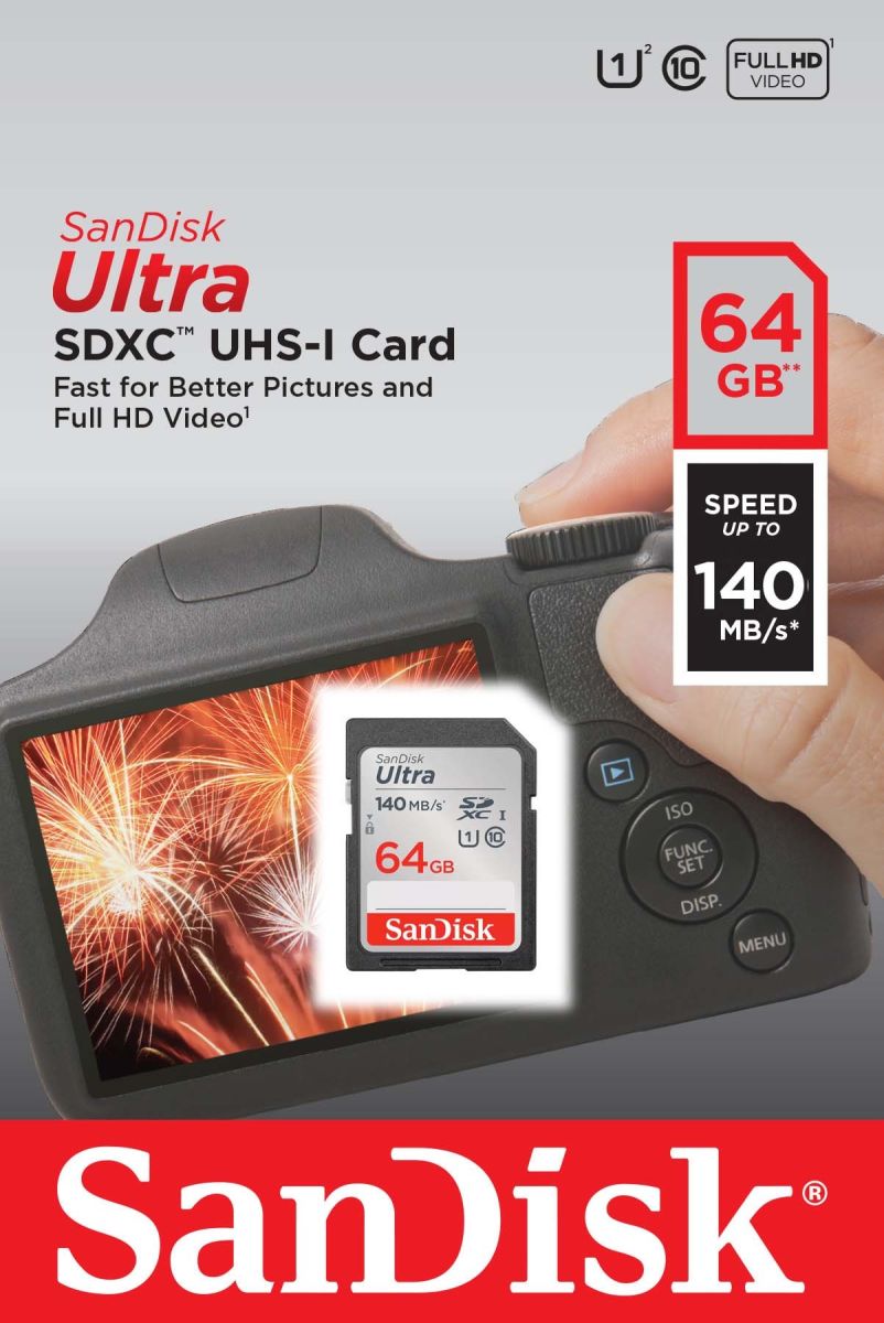 SDXC-Card 64GB SANDISK SDSDUNB-064G SDXC-Card 64GB SANDISK SDSDUNB-064G