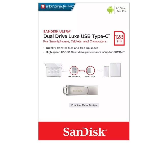 USB 3.1 OTG Stick 128GB SDDDC4-128G-G46