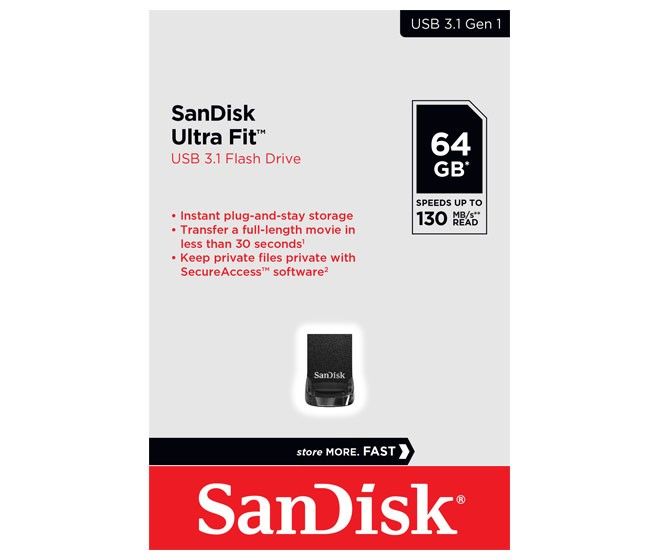 USB 3.1 Stick 64GB SDCZ430-064G-G46 USB 3.1 Stick 64GB SDCZ430-064G-G46