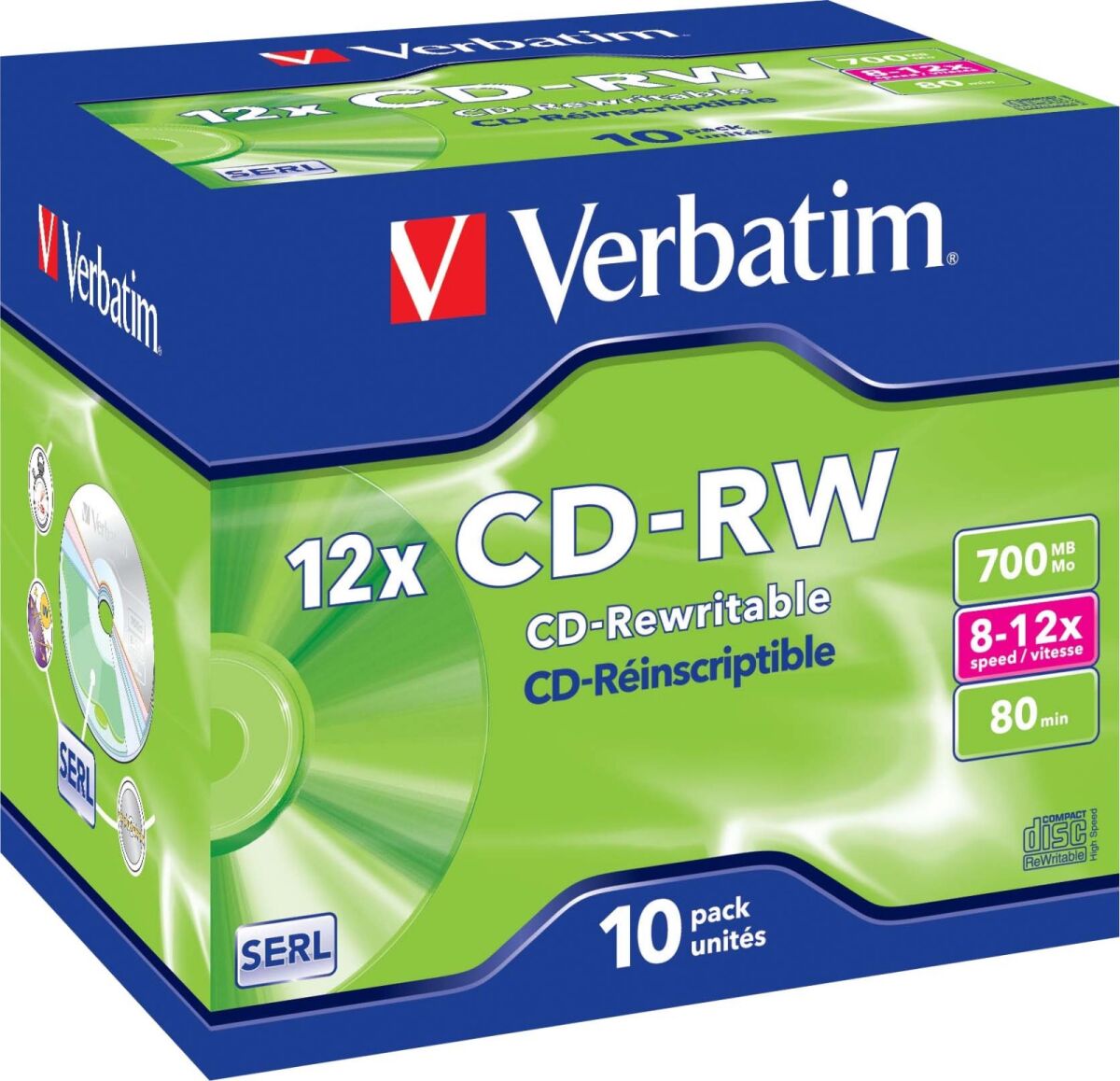 CD-RW VERBATIM 43148(VE10)
