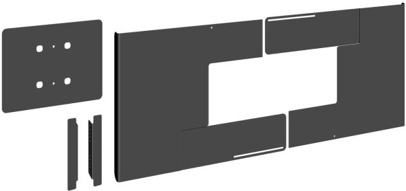 Rückwandabdeckung fDisplay PFA9115 sw Rückwandabdeckung fDisplay PFA9115 sw