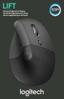 Maus für Rechtshänder LOGITECH Lift Right