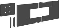 Rückwandabdeckung fDisplay PFA9159 sw