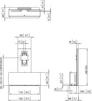 Videokonferenzmöbel PVF4112 si-sw