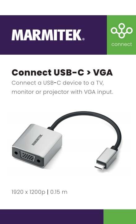 Adapter USB Typ C MARMITEK ConUSB-C/VG