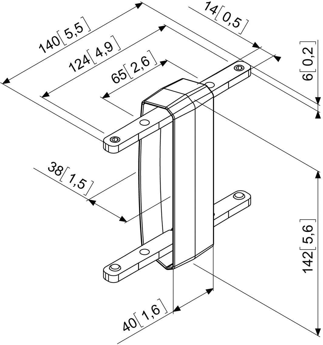 Koppelelement PFA9104 sw