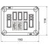 Steckbarer Deckel D01 2x3p WD
