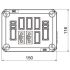 Steckbarer Deckel D01 2x3p WD(1+1)