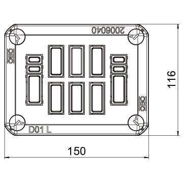 Steckbarer Deckel D01 L