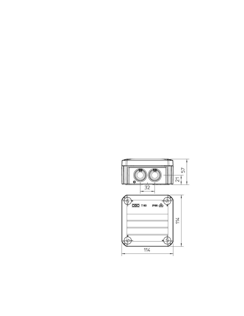 Kabelabzweigkasten T 60 RO-LGR