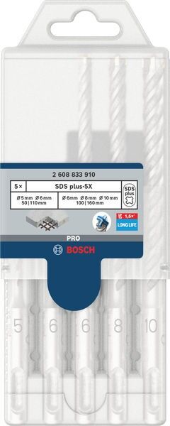 Pro SDS-Plus5x Set 2608833910VE(5)