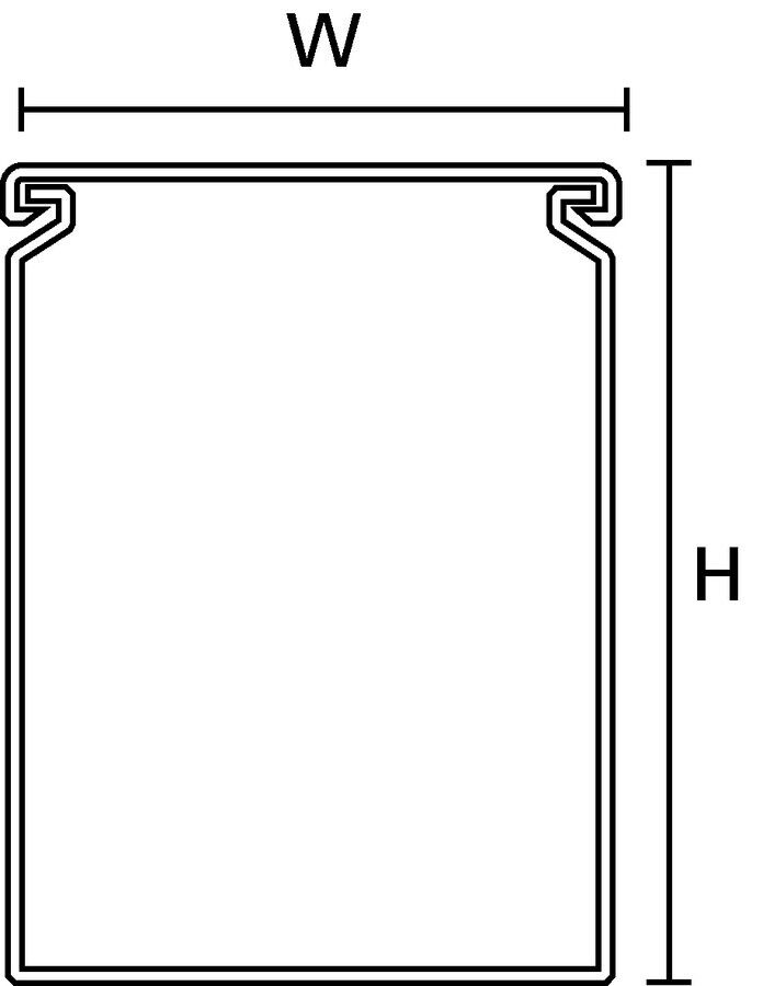 Verdrahtungskanal HF HTWDHF-37,5X50 PC/AB