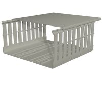 Verdrahtungskanal Höhe= CD-BO 100X80 8/12 GY