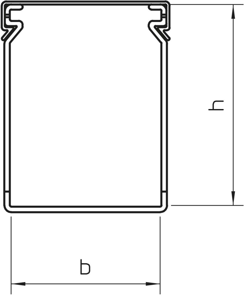 Verdrahtungskanal LK4 80025 Sonderloch