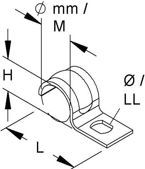 Befestigungsschelle 735/16