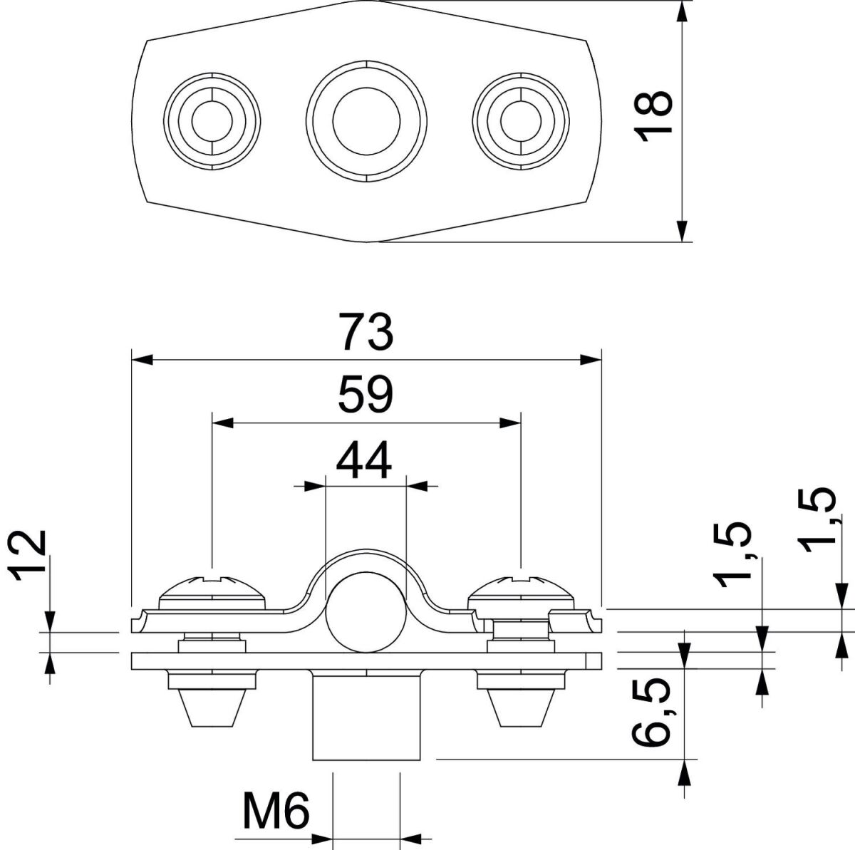 Abstandschelle ASG 732 44 A4