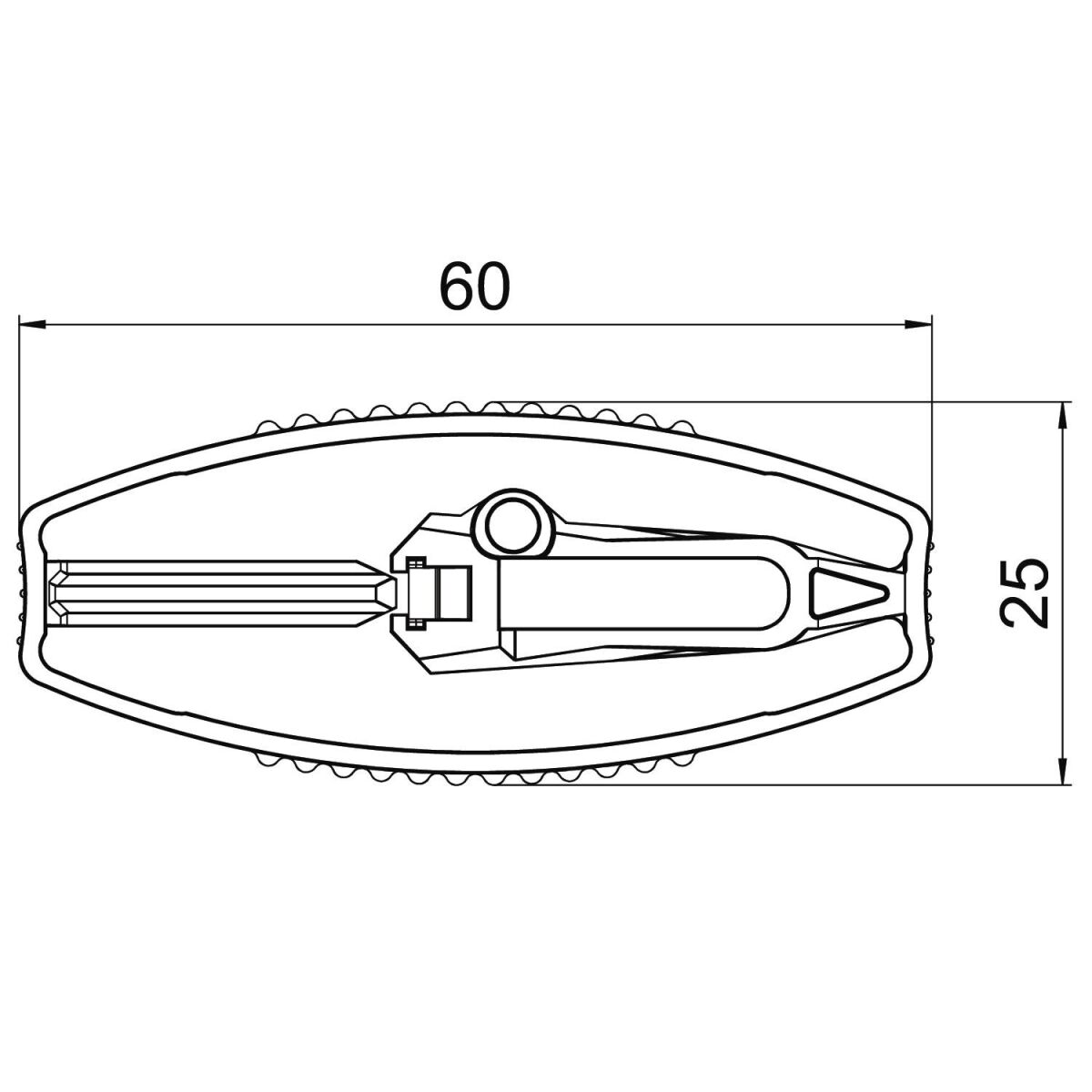 Mauernut-Klemmschelle MNK 01