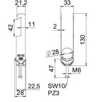 Bügelschelle BS-W2-M-28 FT