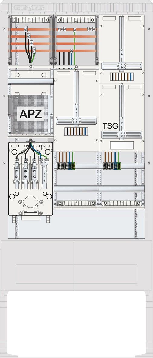 Zähleranschlusssäule SZ207ZA2412