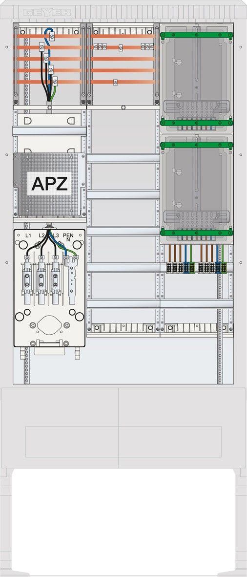 Zähleranschlusssäule SZ207ZA2504R