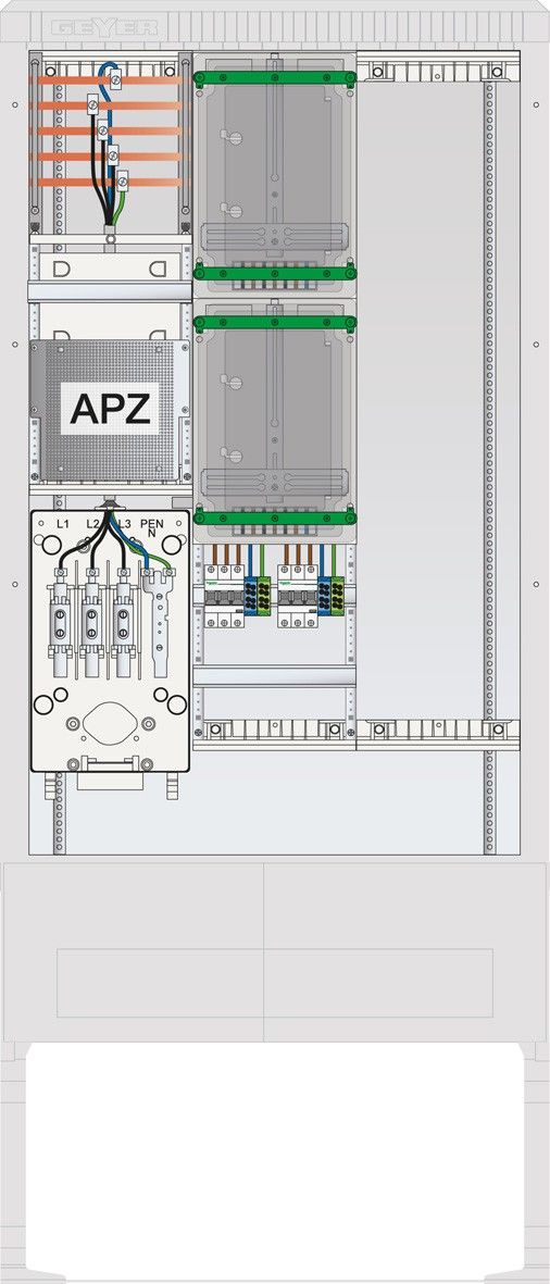 Zähleranschlusssäule SZ207ZL2505A