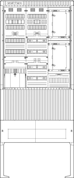 Zähleranschlusssäule SZ207ZA2504R Zähleranschlusssäule SZ207ZA2504R