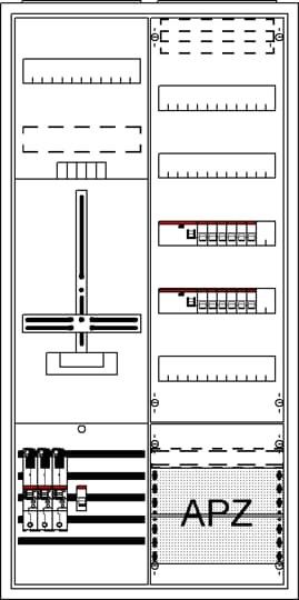Komplettschrank DA27BB6V Komplettschrank DA27BB6V