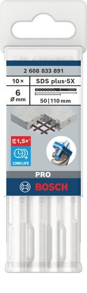 Pro SDS-Plus5x 2608833891VE(10)