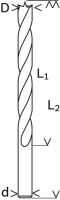 Holzspiralbohrer 2608597205