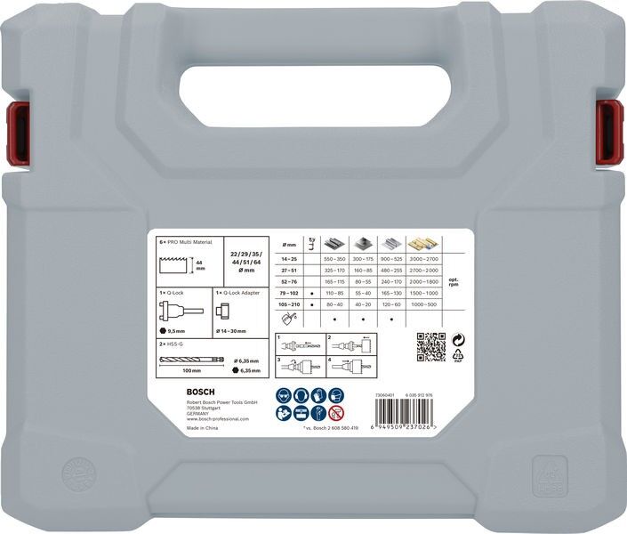 Pro Lochsägen Set Q-Lock 2608901550VE(10)