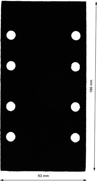 Schleiftellerschoner, 93 x 2608000814