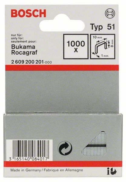 Flachdrahtklammer 8 2609200201