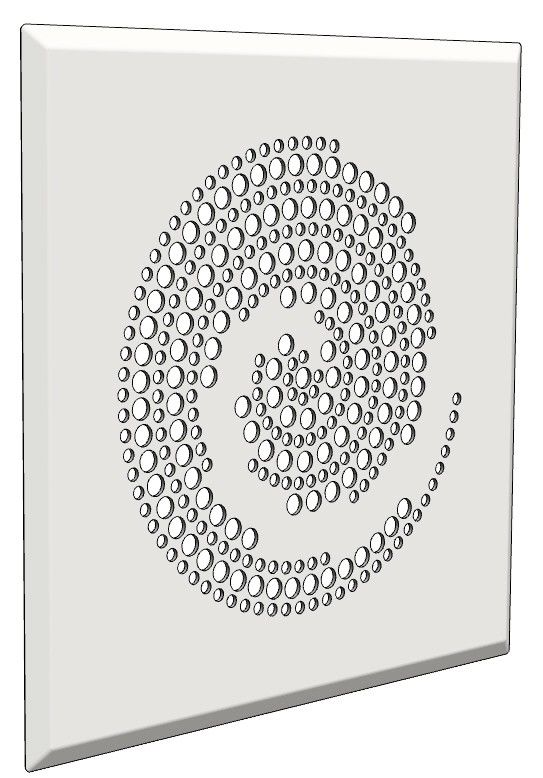 Ventilgitter DVG QE Circles Ventilgitter DVG QE Circles