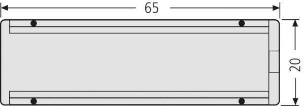 Namenschild 60x20 97-9-82183