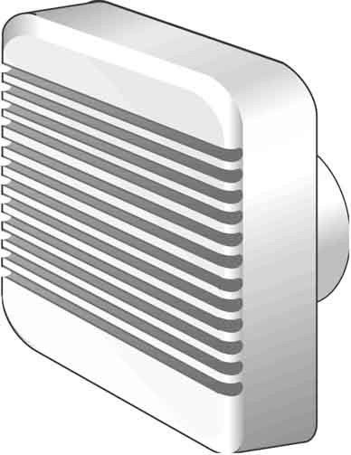 HV 100 Z Kleinraum-Ventilator IP44 mit Zeitrelais HV 100 Z Kleinraum-Ventilator IP44 mit Zeitrelais