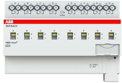 Schaltaktor SA/S8.6.2.2 Schaltaktor SA/S8.6.2.2