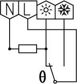 Raumtemperaturregler RTBSU-401.010#00