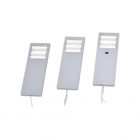 Unterbauleuchte Helena 1121-95-3 aluminium 3er-Set Unterbauleuchte Helena 1121-95-3 aluminium 3er-Set