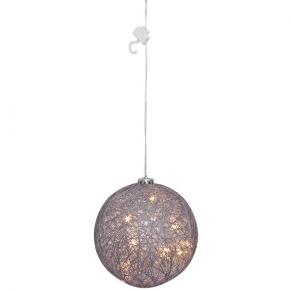 LED-Kugel dunkelgrau LED-Kugel dunkelgrau