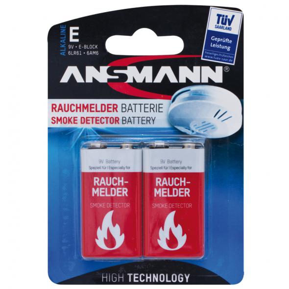 Rauchmelderbatterie 9V-Block Rauchmelderbatterie 9V-Block
