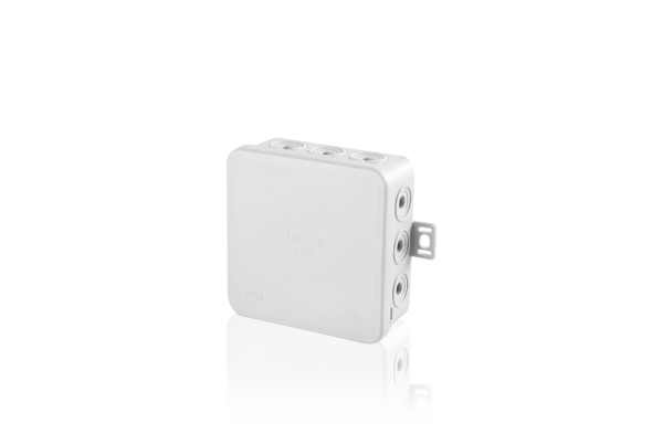 FR-Abzweigkasten IP54, 75x75x40, grau E125 FR-Abzweigkasten IP54, 75x75x40, grau E125
