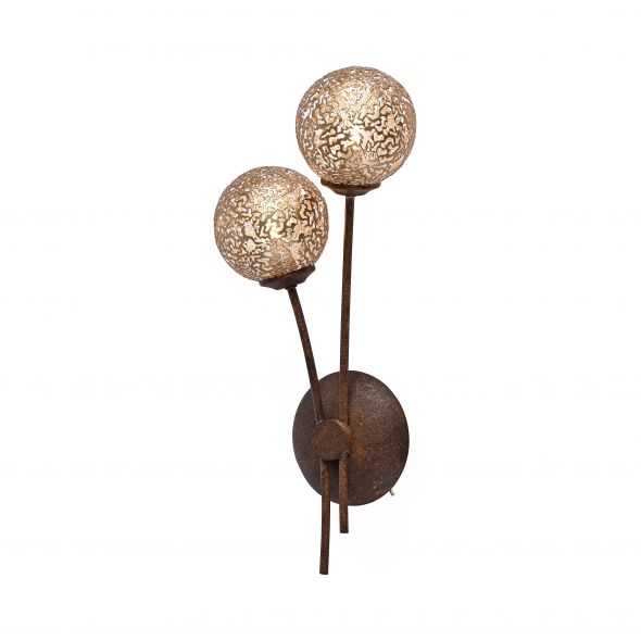Wandleuchte Greta 9032-48 rost 2-flammig Wandleuchte Greta 9032-48 rost 2-flammig