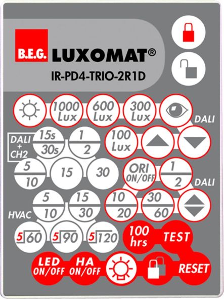 IR-Fernbedienung IR-PD4-TRIO-2R1D