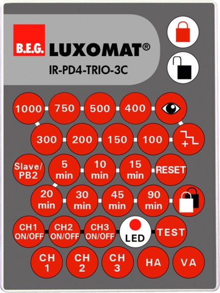 IR-Fernbedienung IR-PD4-TRIO-3C IR-Fernbedienung IR-PD4-TRIO-3C
