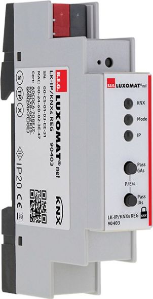 KNX-Linienkoppler LK-IP/KNXs REG weiß KNX-Linienkoppler LK-IP/KNXs REG weiß