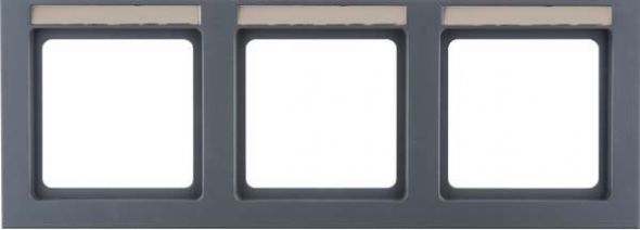 Rahmen 3-fach 10236086 anthrazit samt lackiert Rahmen 3-fach 10236086 anthrazit samt lackiert