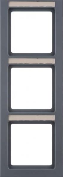 Rahmen 3-fach 10536086 anthrazit samt lackiert Rahmen 3-fach 10536086 anthrazit samt lackiert