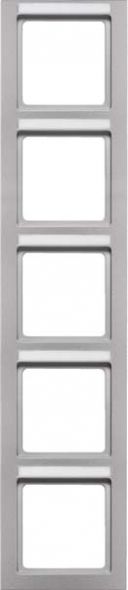 Rahmen 5-fach 10556094 alu samt Rahmen 5-fach 10556094 alu samt