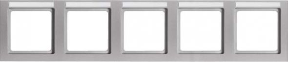 Rahmen 5-fach 10256094 alu samt Rahmen 5-fach 10256094 alu samt