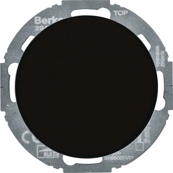 Drehdimmer 29442045 schwarz glänzend Drehdimmer 29442045 schwarz glänzend